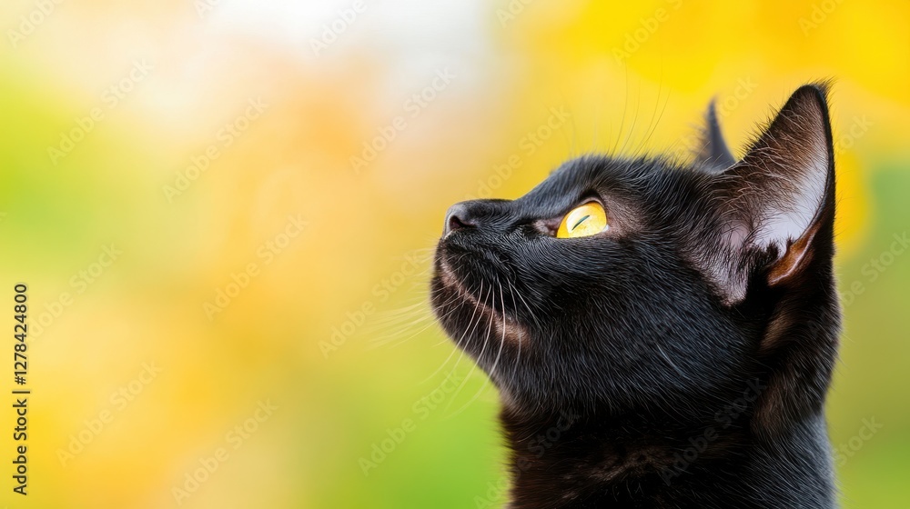 Stunning profile of a bombay cat gazing at the wonders of nature Stunning profile of a bombay cat gazing at the wonders of nature