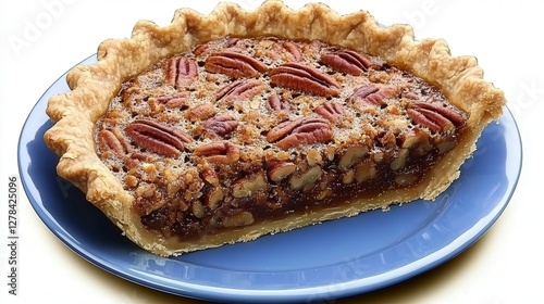 A Slice of Decadent Pecan Pie: A Sweet Treat for the Soul