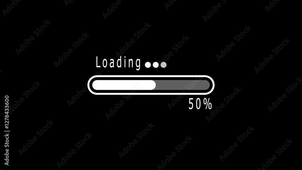 Loading bar icon, Progress data for upload or download. Techmology concept on a white color. Loading bar icon, Progress data for upload or download. Techmology concept on a white color.