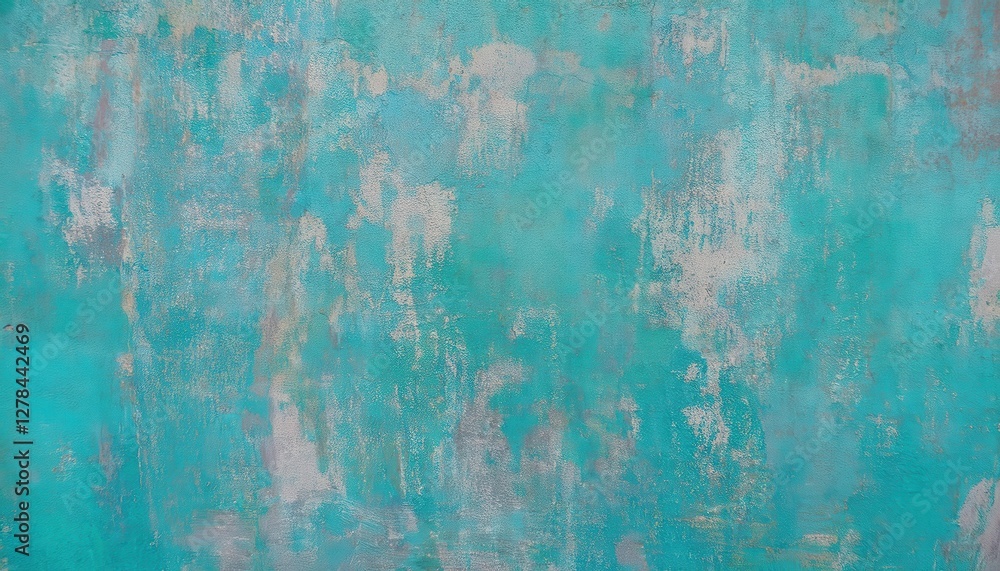 textured turquoise wall with weathered paint, abstract artistic background for interior design or digital projects textured turquoise wall with weathered paint, abstract artistic background for interior design or digital projects