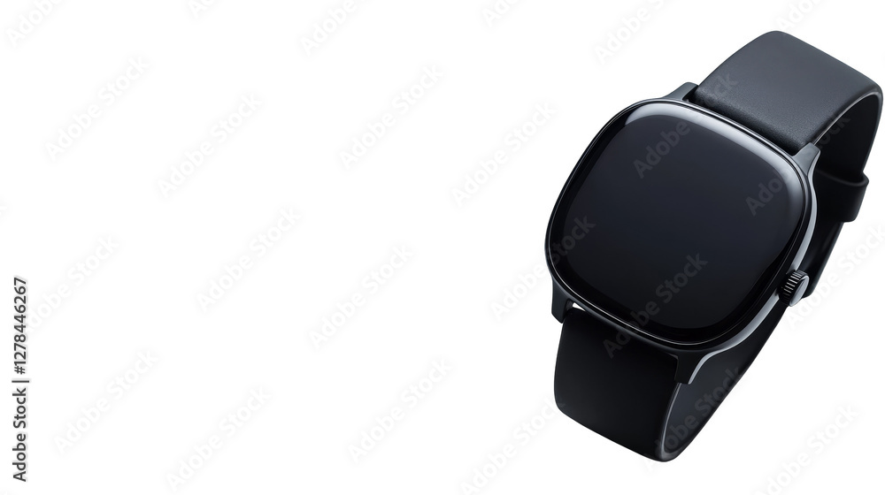 Explore the future of wearable technology with this sleek black smartwatch, seamlessly blending style and functionality for a connected lifestyle. Explore the future of wearable technology with this sleek black smartwatch, seamlessly blending style and functionality for a connected lifestyle.