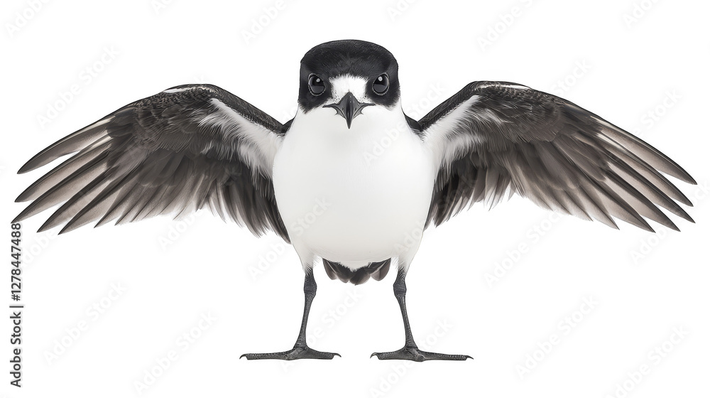 Fototapeta premium Bird with majestic wings spread, soaring in the expansive sky, a captivating display of flight and freedom