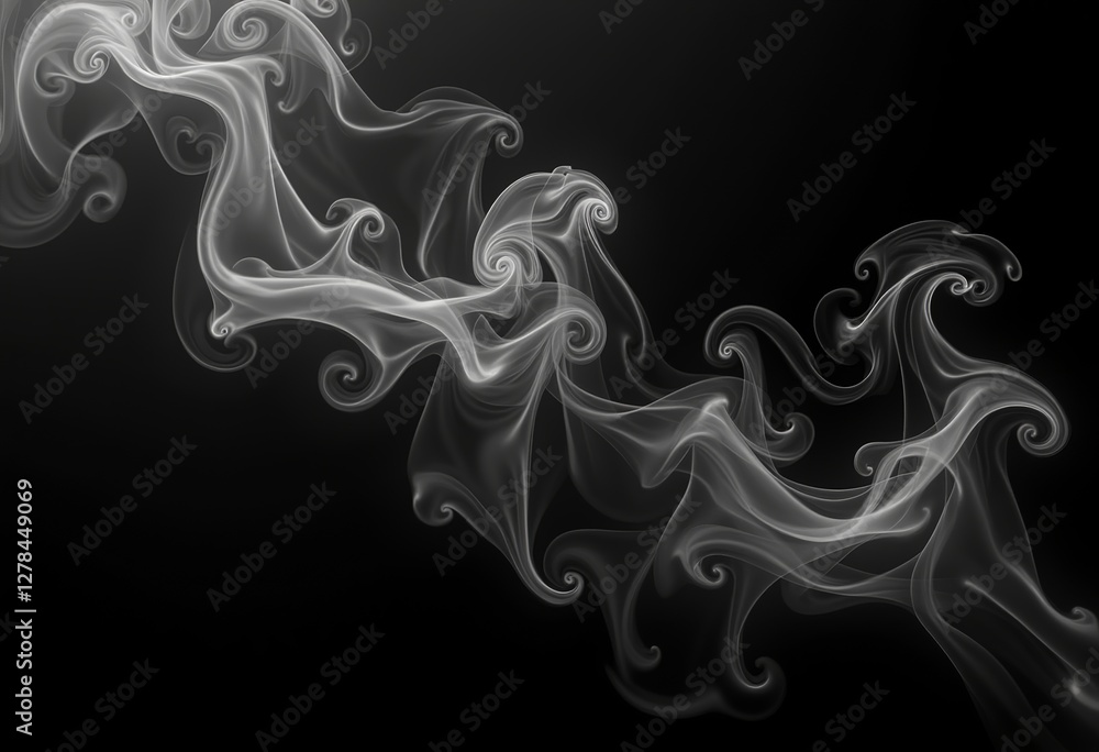 Abstract Composition of Black Ashes and Black Smoke on a Deep Black Background, Evoking a Sense of Mystery, Loss, and the Aftermath of Destruction, Ideal for Artistic Expressions and Symbolic Represen Abstract Composition of Black Ashes and Black Smoke on a Deep Black Background, Evoking a Sense of Mystery, Loss, and the Aftermath of Destruction, Ideal for Artistic Expressions and Symbolic Represen