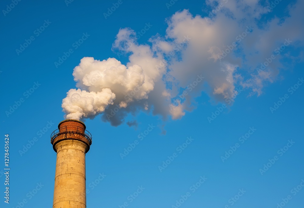 Smoke Rising from Chimney: Clear Blue Sky Backdrop with Chimney Puffs, Perfect for Climate-Related Themes, Winter Scenes, and Illustrating Home Heating and Energy Usage.
Smoke Rising from Chimney: Clear Blue Sky Backdrop with Chimney Puffs, Perfect for Climate-Related Themes, Winter Scenes, and Illustrating Home Heating and Energy Usage.