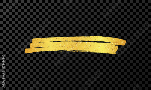 Scribble with a gold marker