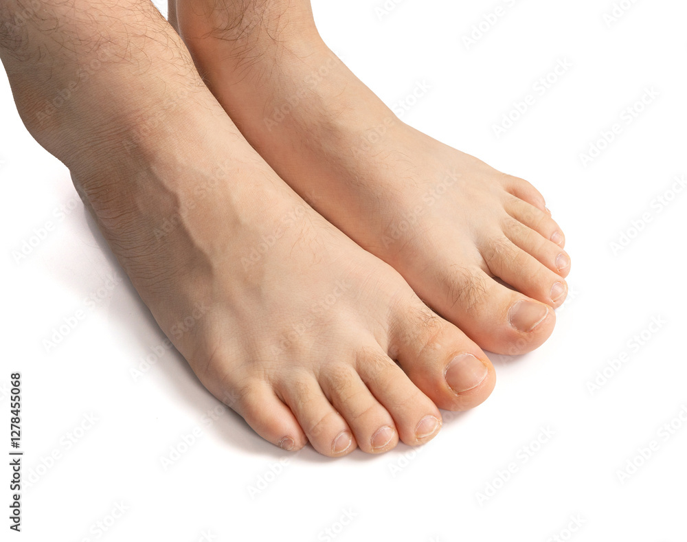 Bare Foot Closeup, Teenager Feet, Barefoot Massage, Foot Pain Concept Bare Foot Closeup, Teenager Feet, Barefoot Massage, Foot Pain Concept