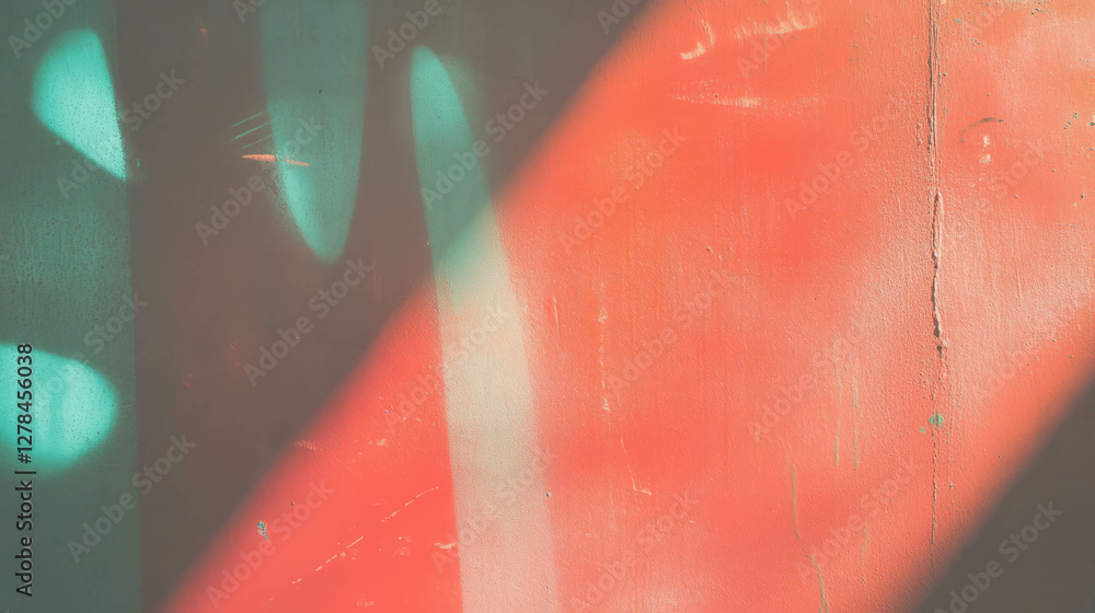 Vibrant neon graffiti art on textured concrete wall Vibrant neon graffiti art on textured concrete wall
