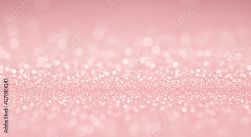 A sparkling light pink gradient with subtle bokeh effects offering an elegant and dreamy feel for creative design