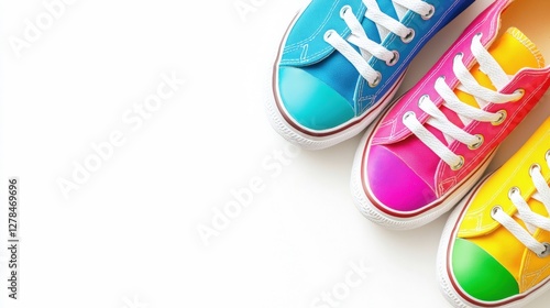 Vibrant Colorful Sneakers Collection