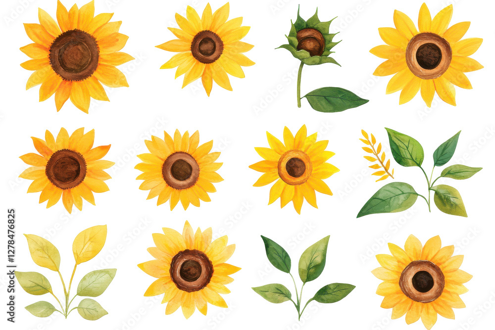 watercolor sunflower watercolor sunflower
