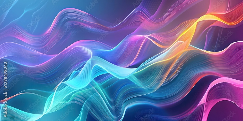 Abstract vibrant background colorful waves wide angle spectrum swirl wavy dynamic gradient colours. Abstract vibrant background colorful waves wide angle spectrum swirl wavy dynamic gradient colours.