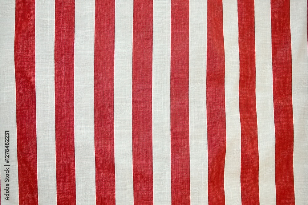 Obraz premium Vibrant Red and White Striped Pattern for Background Use