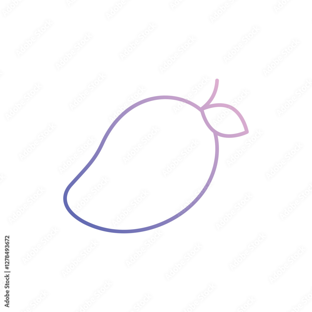 Mango vector icon Mango vector icon