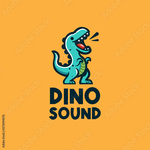 playful roaring dinosaur t rex jurrasic for creative entertainment production