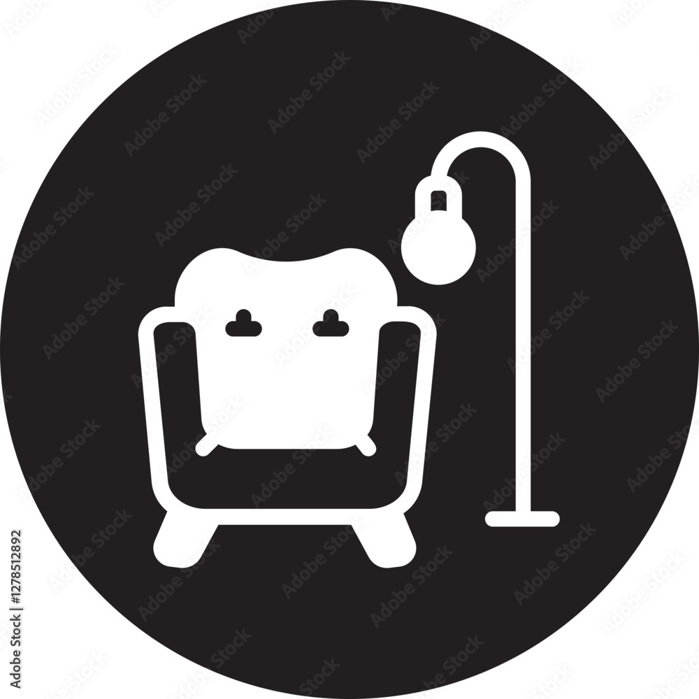 Obraz premium Furnitures glyph icon