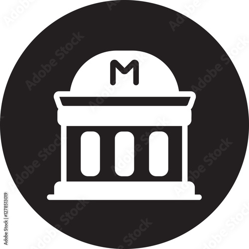 Museum  glyph icon