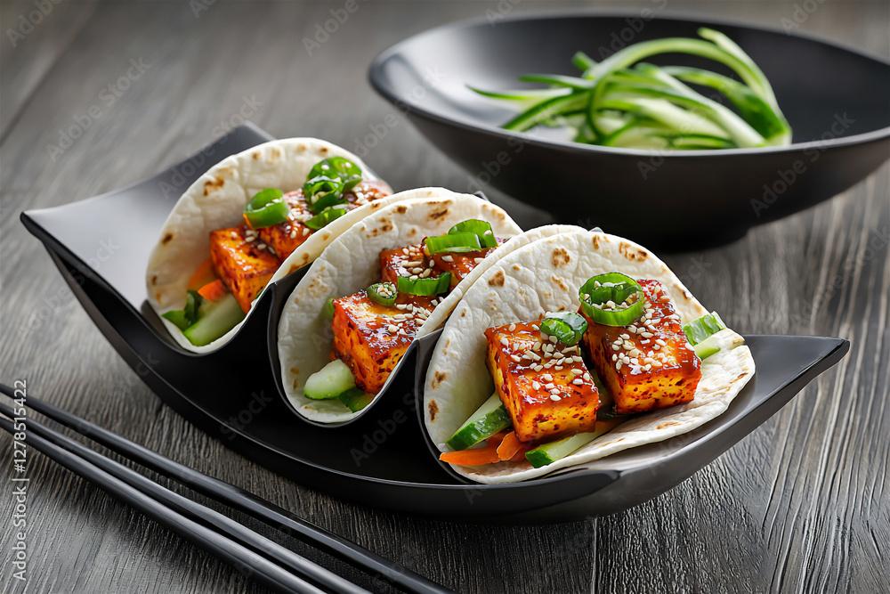 gochujang tofu tacos gochujang tofu tacos