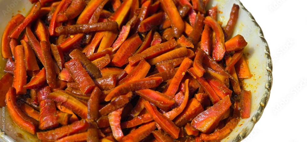 Homemade Carrots Pickle PNG Isolated on Transparent white background Homemade Carrots Pickle PNG Isolated on Transparent white background