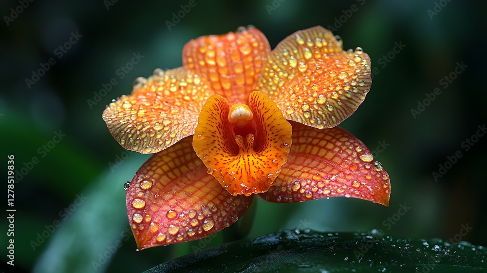 Vibrant Orchids in a Tropical Rainforest Vibrant Orchids in a Tropical Rainforest