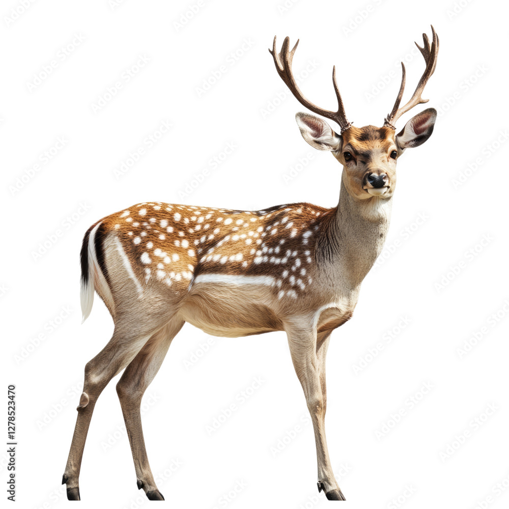a deer, full body, isolated on a Transparent background a deer, full body, isolated on a Transparent background