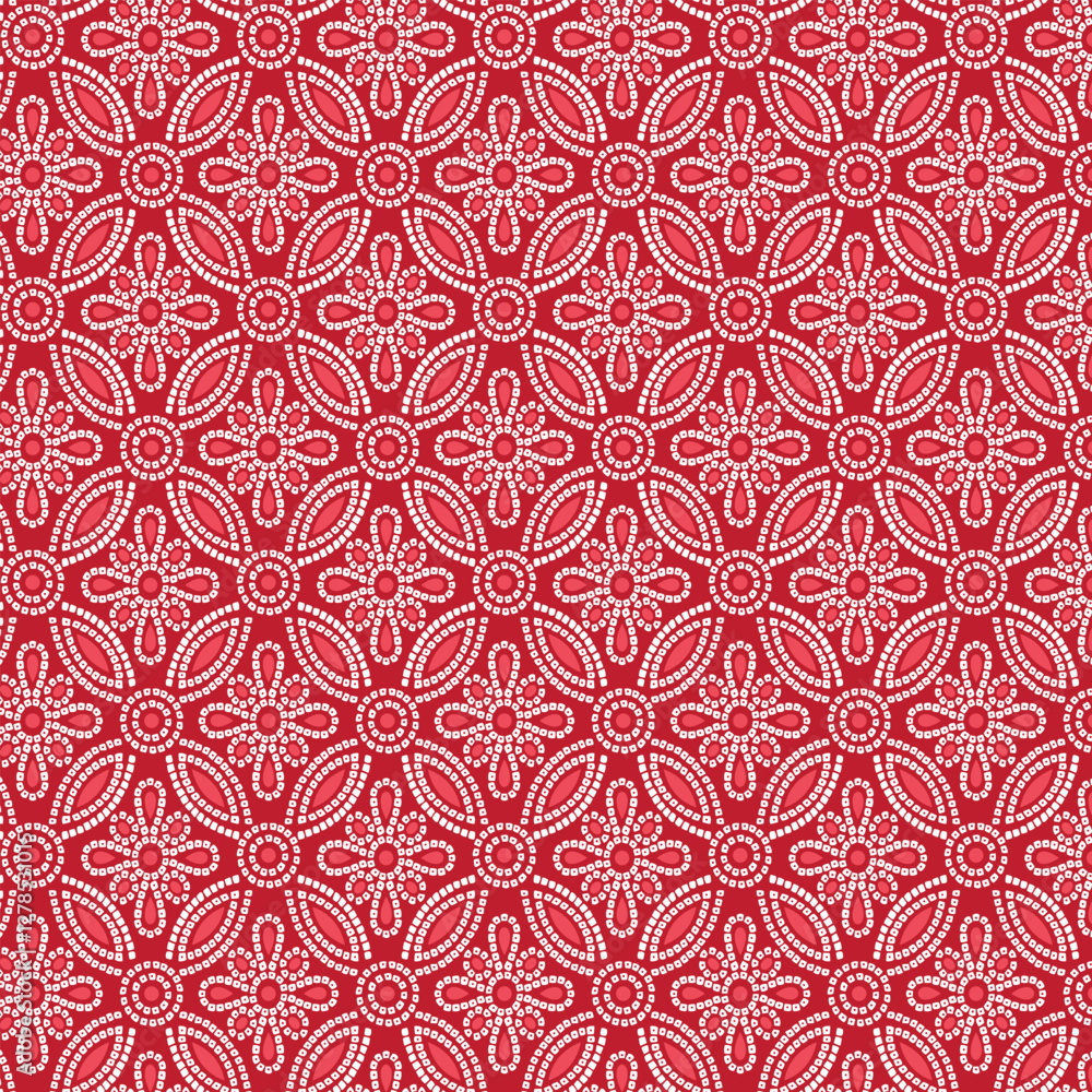 PrintTraditional Seamless Bandhani Patoda Pattern Design Stock Illustration PrintTraditional Seamless Bandhani Patoda Pattern Design Stock Illustration