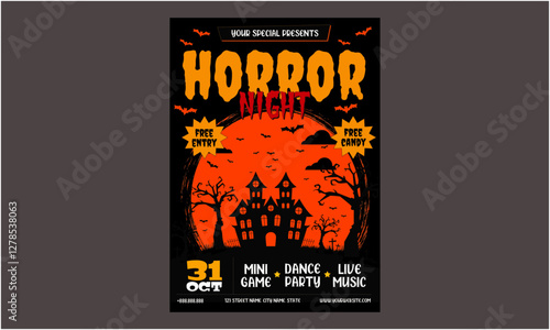 Horror Night Flyer