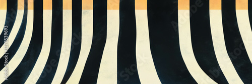 Wallpaper Mural Bold abstract design featuring wide stripes with matte finish and soft blended colors Torontodigital.ca