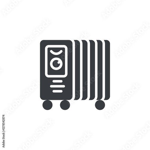 Heating radiator vector icon