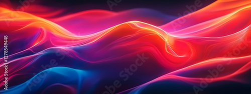 Wallpaper Mural Colorful energy waves, glowing lines, glowing light effects
 Torontodigital.ca