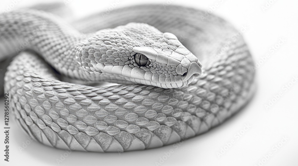 Fototapeta premium Snake in Monochrome