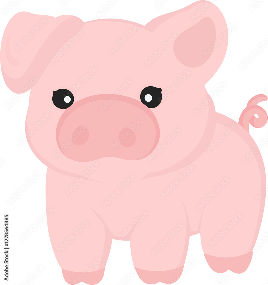 illustration pig illustration pig