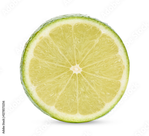 Fresh Lemon isolated on transparent background