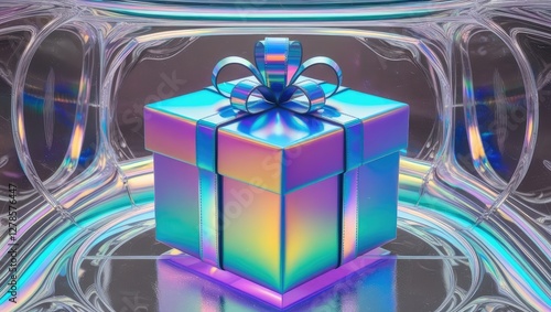 gift box with ribbon