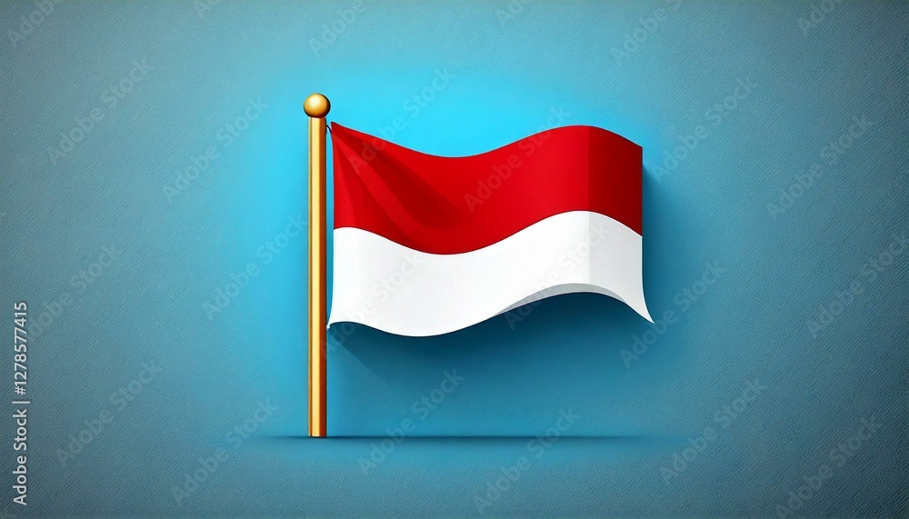 flag red and white flag red and white