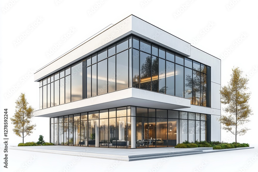 Modern Glass Office Building Exterior Architecture Design Contemporary Commercial Structure Modern Glass Office Building Exterior Architecture Design Contemporary Commercial Structure