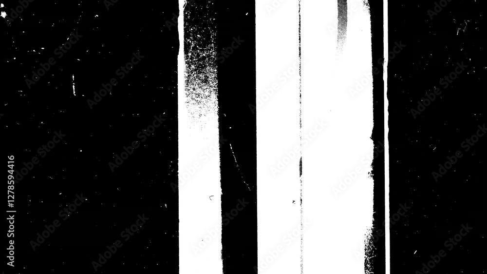 high contrast black and white dynamic noise and scratches with abstract grunge texture and dirty analogic look for cinematic compositions, overlay effects and transitions