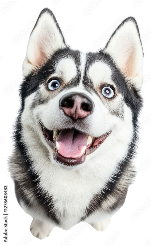Fototapeta premium PNG Siberian Husky husky dog background.