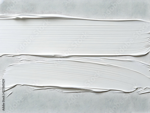White Abstract Paint Stroke...