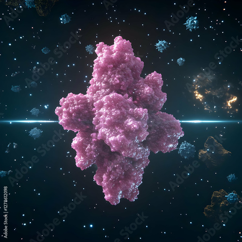 3D Protein Structure Illust...
