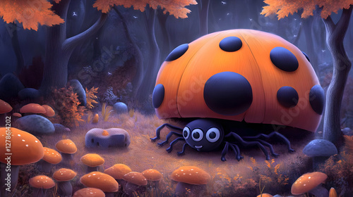 Giant Ladybug Illustration ...