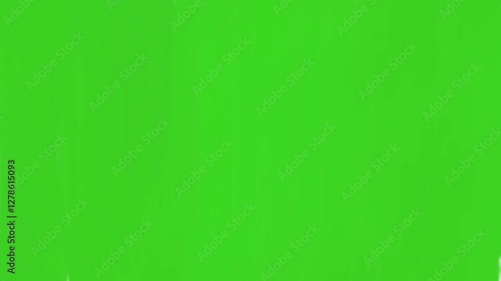 ice frozen effect animation on green screen or trasnparent background