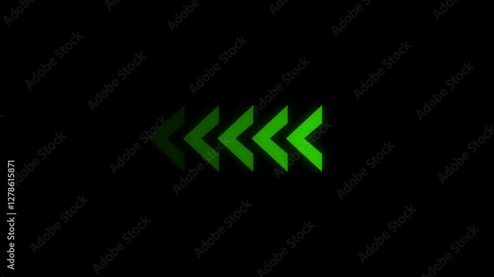 Animated arrows for the overlay video layer.Arrow Loop Animation direction concept.Arrow direction sign animation. Animated arrows for the overlay video layer.Arrow Loop Animation direction concept.Arrow direction sign animation.