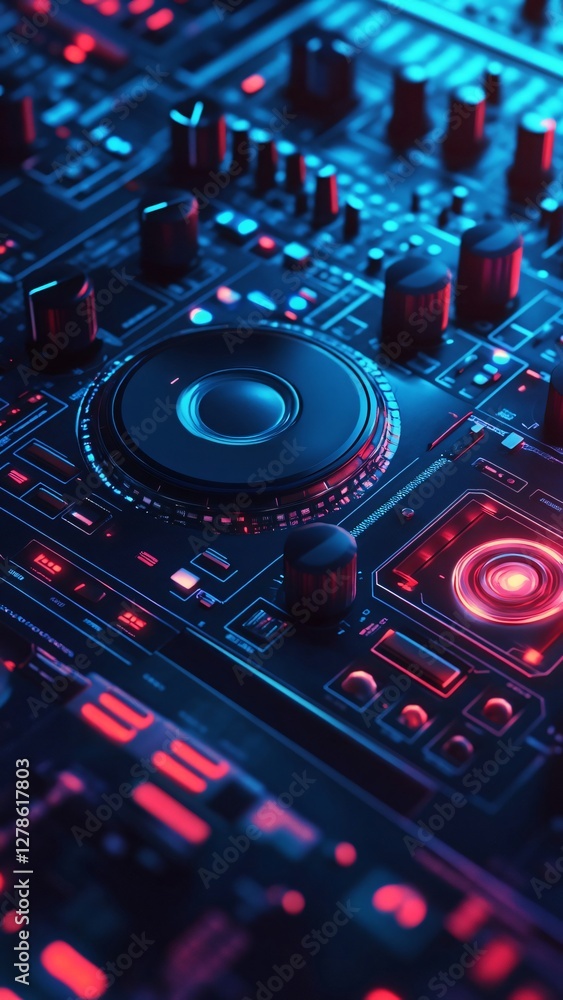 DJ Mixer Console DJ Mixer Console