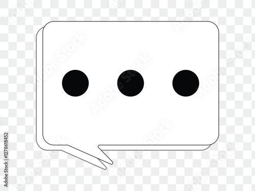comment icon speech bubble symbol Chat message icons. chat icon.