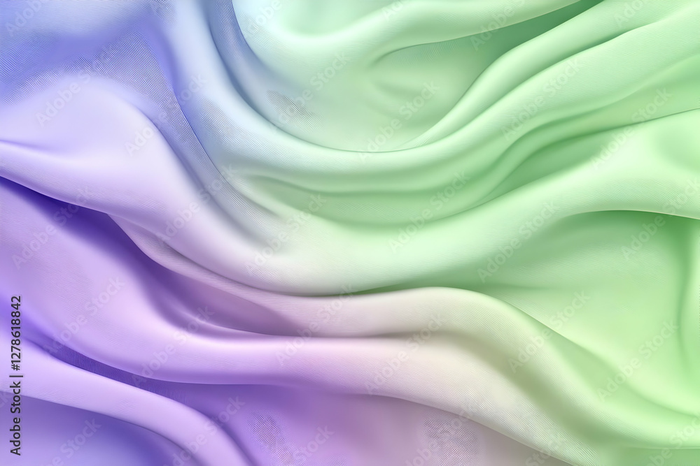 Obraz premium Abstract Pastel Drape Illustration