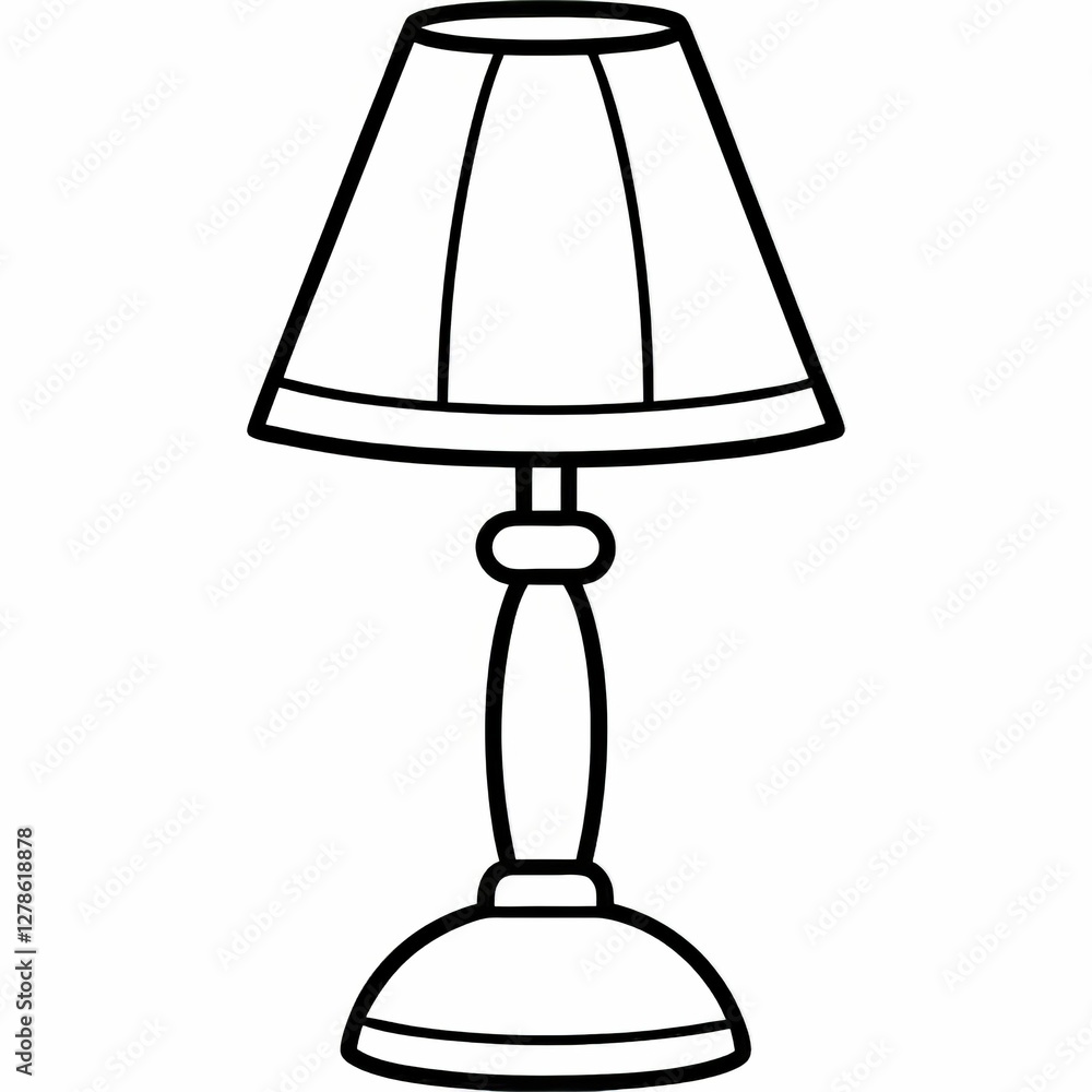 Obraz premium lamp isolated on white background