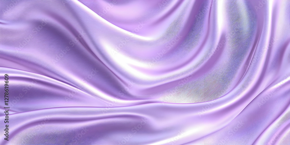 Fototapeta premium Lavender Drape 3D Illustration