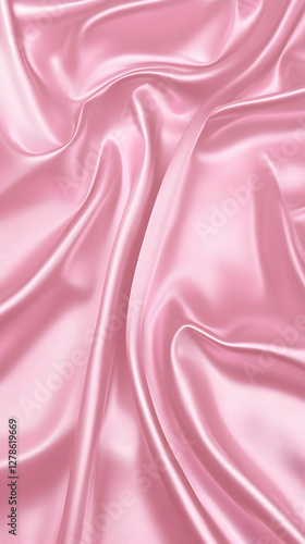 Pink Silk Drape Abstract Ba...