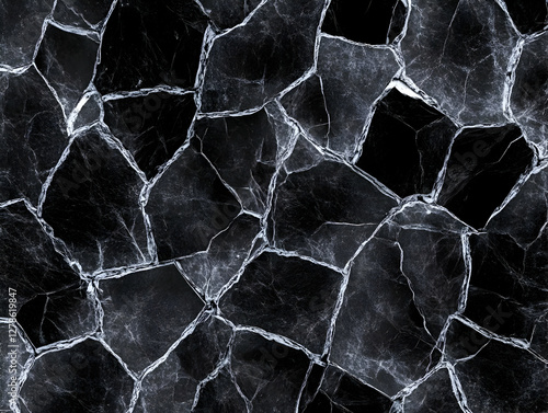 Cracked Ice Abstract Backgr...