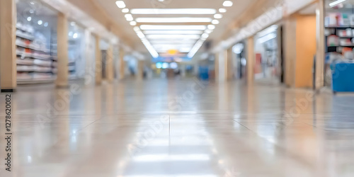 Blurred Shopping Mall Inter...
